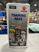 PET STAR CARBON PUPPY PADS 24"X24" PUPPY TRAINING PADS ALL DOGS 100 PCS - WHITE - Brand New