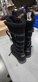 PENDLETON SNOW BOOTS, WOOL INLINE - SIZE: WOMEN 6 - BLACK - Brand New