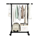 LIIGOU Rolling Clothes Rack with Lockable Wheels, Size: 50X36X16 IN - Brand New