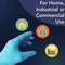 HUAYUAN POWDER FREE NITRILE EXAM DISPOSABLE NON-STERILE GLOVES 100PCS LARGE - Brand New