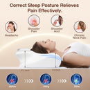HEXUS CERVICAL NECK PILLOW FOR PAIN RELIEF SLEEPING - WHITE - Like New