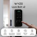 WYZE AUTO LOCK BOLT V2 FINGERPRINT KEYLESS ENTRY SMART LOCK - BLACK - Like New
