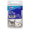 AVERY KEY TAGS METAL RIM WHITE PK50 11025 - Brand New