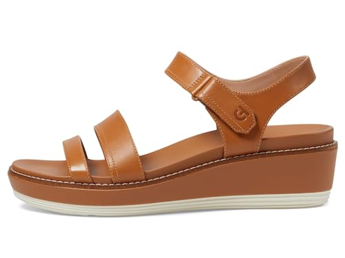 COLE HAAN WOMEN'S ORIGINAL GRAND PEYTON FLATFORM SLIDE SANDAL SIZE 9 PECAN - Like New