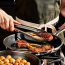 HEXCLAD 10 INCH HYBRID NONSTICK FRYING PAN STAY-COOL HANDLE DISHWASHER - BLACK - Like New