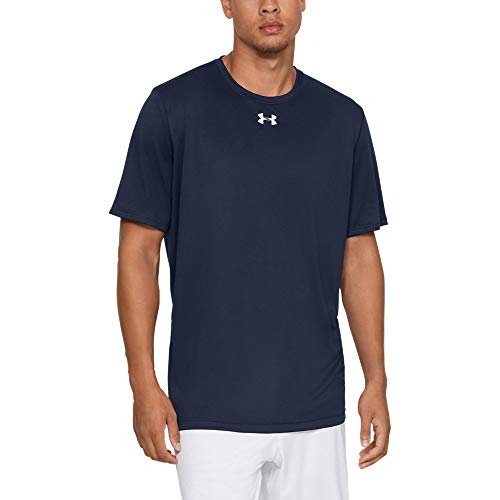 1305775 UNDER ARMOUR MEN'S LOCKER TEE 2.0 NAVY / WHITE SIZE 2XL - Brand New