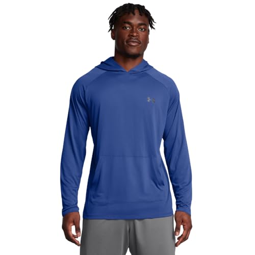 1328703 Under Armour Men's Tech Hoodie 2.0 Blue/Black 3XL - Brand New