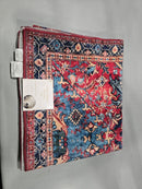 KATHY IRELAND HOME SOFT BRUSHED FLANNEL WASHABLE 30×72 RUNNERS RUG VINTAGE RUBY - Brand New