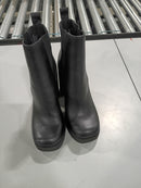 STEVE MADDEN WOMENS TRIPLE - SIZE: WOMEN 8 - BLACK - Like New