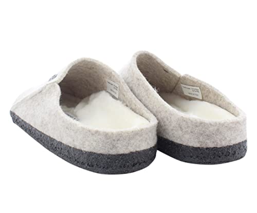 BIRKENSTOCK Adult Zermatt Slipper Eggnog Gray Size 7 Women / 5 Men - Like New
