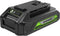 Greenworks 24V 2.0Ah Lithium-Ion Battery - Green Like New