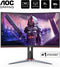 For Parts: AOC 27G2 27" Frameless Gaming IPS Monitor FHD 1080 - Black/Red CRACKED SCREEN
