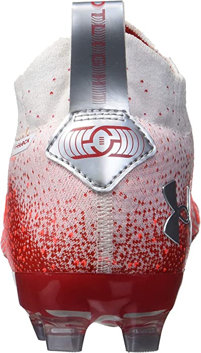 3022654 Under Armour Mens Spotlight Lux Mc Cleats Red 600 Size 14 - Like New