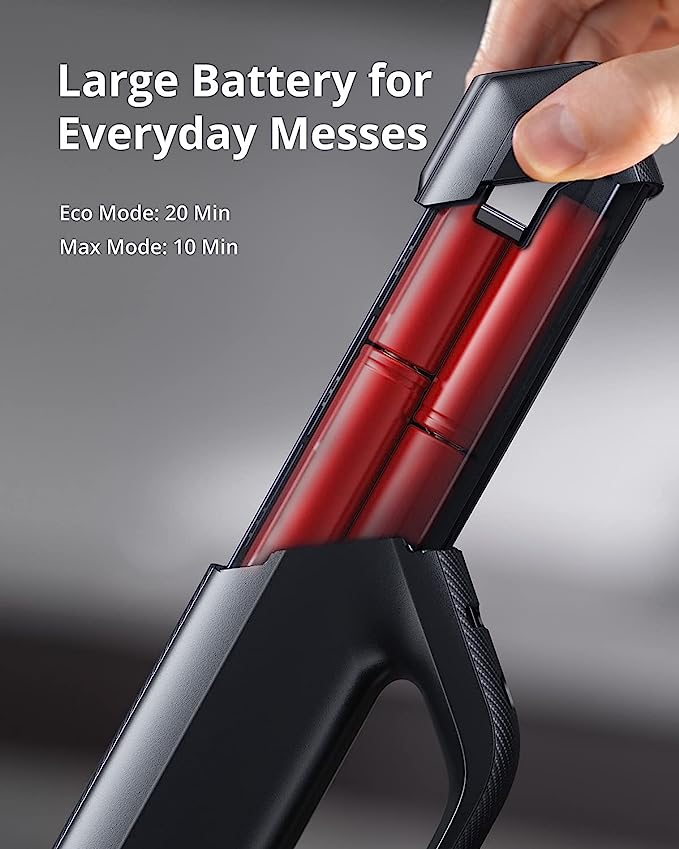 eufy by Anker HomeVac H30 Venture,Cordless Vacuum - BLACK - Missing accessories Like New