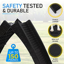 PAWZNPATHS Portable Pet Ramp for Cats and Dogs - FoldingB095Y9VZW9 - Black - Like New