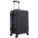 Travelers Club Chicago Hardside Expandable Spinner Luggage, 22" Carry-On - Black - Brand New
