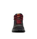COLUMBIA MEN NEWTON RIDGE PLUS II WATERPROOF HIKING SHOE SIZE 14 BLACK/RED - Like New