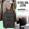 SOLO NEW YORK TSA LAPTOP BACKPACK FOR WOMEN & MEN CARRY ON BOOKBAG TRAVEL - GREY - Brand New