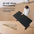 SIHOO ERGONOMIC ADJUSTABLE STANDING DESK WITH LIFT, 55"×28" - BLACK - Like New