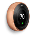 GOOGLE NEST LEARNING WIFI THERMOSTAT GOOGLE T3021US - COPPER - Brand New
