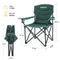 KINGCAMP FOLDING CAMPING OVERSIZED PADDED CHAIRS,CUP HOLDER,CARRY BAG-GREEN - Like New