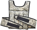 CROSS101 ADJUSTABLE WEIGHTED VEST, 80 LBS ASSORTED NO SHOULDER PAD - CAMOUFLAGE - Like New