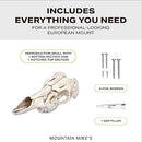 Mountain Mike’s White Skull Master Antler Mounting Kit - Medium - Like New