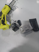 SUN JOE 24V ION+ CORDLESS 3000-RPM CHAIN SAW W/2.0-AH BATTERY & CHARGER - GREEN - Like New