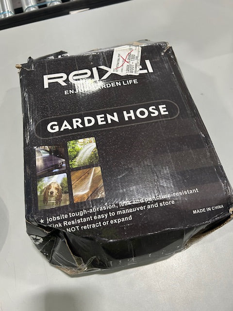 REIXITL 55FT GRAY AND GREEN STETCH GARDEN HOSE - GRAY/GREEN - Like New