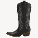 ROLLDA THE AUSTIN CLASSIC WOMEN'S CLASSIC COWBOY BOOTS SIZE: WOMEN 10.5 - BLACK - Like New