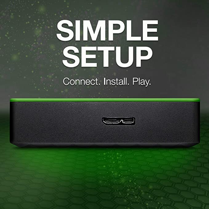 Seagate Game Drive for Xbox 4TB STEA4000402 - Green Like New
