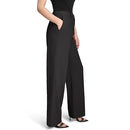 HS4G0A4G HALSTON WOMEN'S STRAIGHT LEG WOVEN SUITING SIZE 10 BLACK - Brand New