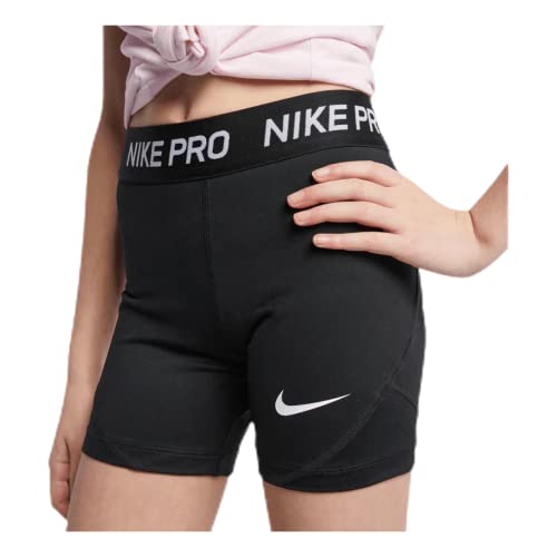 AQ9040 NIKE GIRL'S PRO SHORTS - SIZE: LARGE - BLACK - Brand New