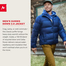 M16230 MARMOT MEN'S GUIDES DOWN JACKET DOWN FILLED WATER RESISTANT MEN M - Brand New