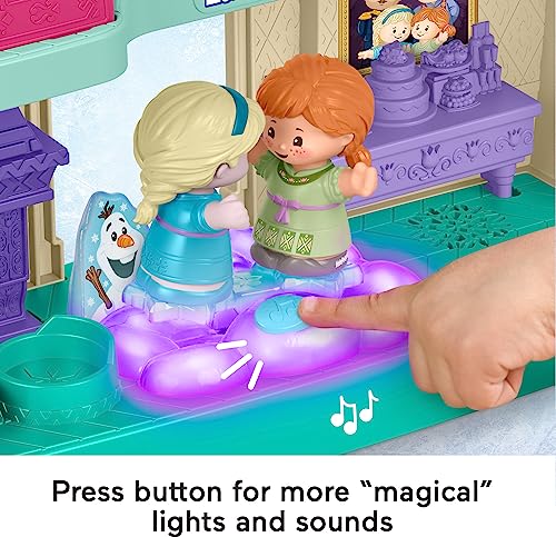 Fisher-Price Little People Toddler Toy Disney Frozen Arendelle Castle Playset - Like New