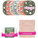 MAKEUP ERASER 7-DAY SET ERASE ALL MAKEUP WITH JUST WATER COUNTING SHEEP MULTI - Brand New