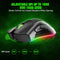 WolfLawS KM-1 Wireless Gaming Mouse, USB Wireless with Honeycomb Shell - Black Like New