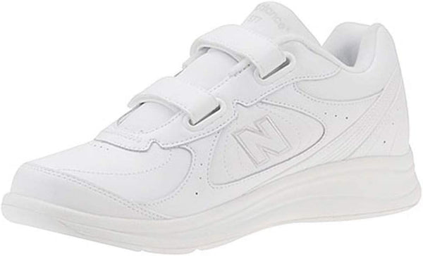 New Balance Men's 577 V1 Hook and Loop Shoe - Size 10.5 - WHITE/WHITE Like New
