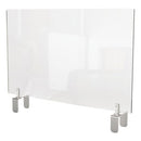 GHENT CLEAR PARTITION EXTENDER ATTACHED CLAMP 42 X 3.88 X 18 PEC1842A - CLEAR - Brand New