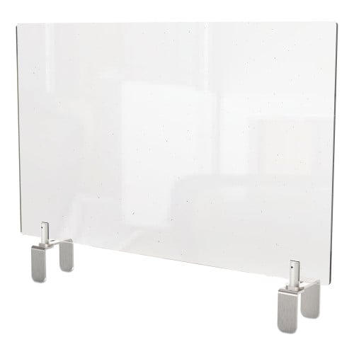 GHENT CLEAR PARTITION EXTENDER ATTACHED CLAMP 42 X 3.88 X 18 PEC1842A - CLEAR - Brand New