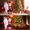 SHDEJTG 8ft Candy Cane Stacking Sign Inflatables LED Lights Blow Up Yard - RED - Like New