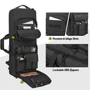 DSLEAF 28” DOUBLE SOFT RIFLE CASE PADDED BACKPACK FOR HUNTING DF02101 - BLACK - Like New