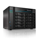 ASUSTOR LOCKERSTOR 10 AS6510T - 10 BAY NAS, 2.1GHZ QUAD-CORE - DARK GRAY - Like New
