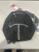 MODA WEST 17" BACKPACK - BLACK/GRAY - Brand New