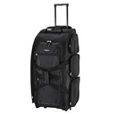 TRAVELERS CLUB XPEDITION 30 INCH ROLLING DUFFEL BAG - BLACK - Brand New