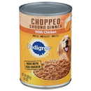 PEDIGREE CHOPPED GROUND DINNER W/ CHICKEN ADULT CANNED SOFT WET DOG FOOD - Brand New