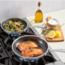 CUISINART FUSIONPLUS HYBRID STAINLESS STEEL 2-PC SKILLET COOKING STAINLESS STEEL - Like New