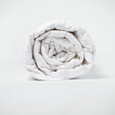 OEKO TEX LIGHTWEIGHT OEKO-TEX DOWN COMFORTER DUVET, ALL-SEASON QUEEN - WHITE - Like New