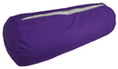 YogaAccessories Supportive Round Cotton Yoga Bolster 002170ZAA - Purple - Brand New