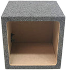 AMERICAN SOUND CONNECTION 12" INCH SQUARE SUB BOX SEALED SINGLE SUBWOOFER HSQ112 - Like New